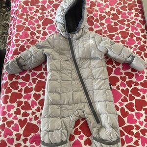 The North Face Gray Infant Snowsuit